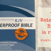 Have you seen the Waterproof Bible? This is a review of it.