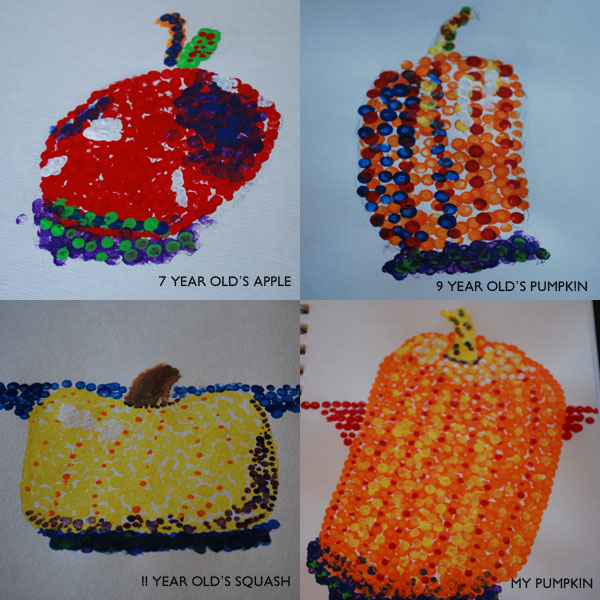 A review of See The Light Art Project: Pointillism Fruit
