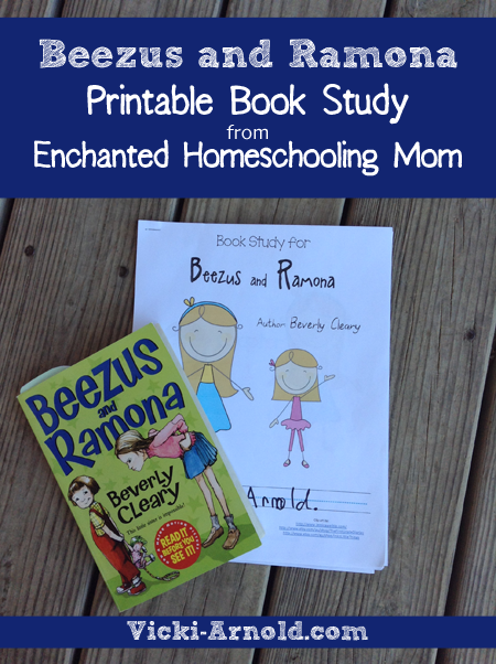 Beezus and Ramona Printable Book Study from Enchanted Homeschooling Mom (a Review) from Vicki-Arnold.com